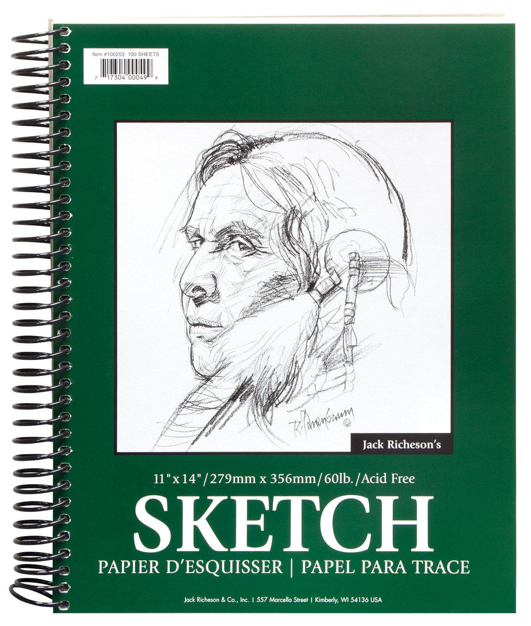Drawing Pads 60#, Side Spiral Bound
