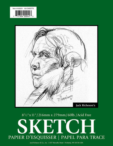 Drawing Pads 60#, Side Spiral Bound