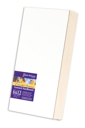 Cradled Gessoed Tempered Hardboard