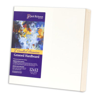 Cradled Gessoed Tempered Hardboard