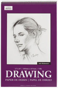 Drawing Pads 75#, Top Spiral Bound