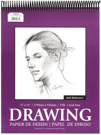 Drawing Pads 75#, Top Spiral Bound