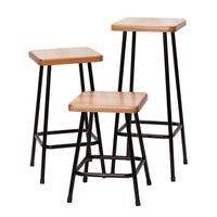 Lyptus & Steel Stools