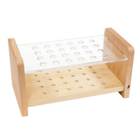 Wooden Acrylic Brush Holder