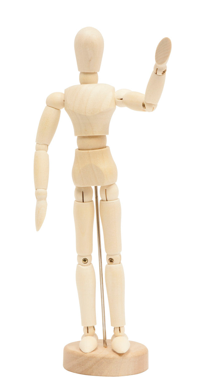 8" Wooden Male Manikin