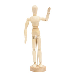 8" Wooden Male Manikin