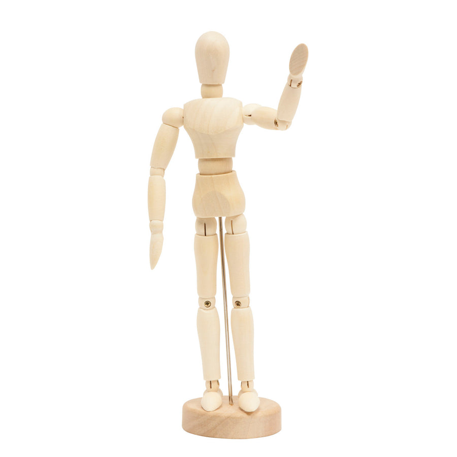 8" Wooden Male Manikin