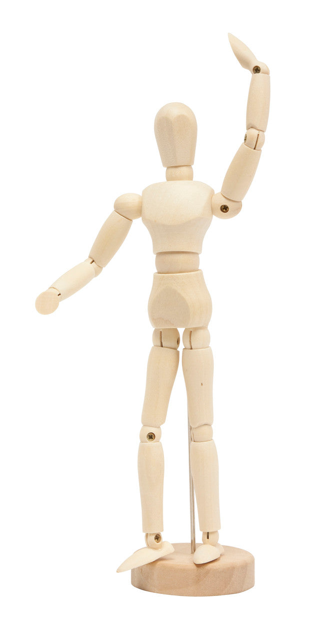8" Wooden Female Manikin