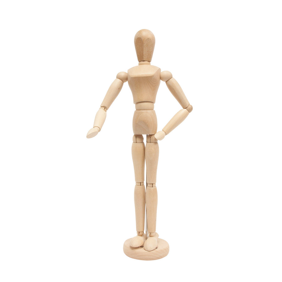 16" Wooden Male Manikin