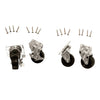 Rubber Casters - 4pk