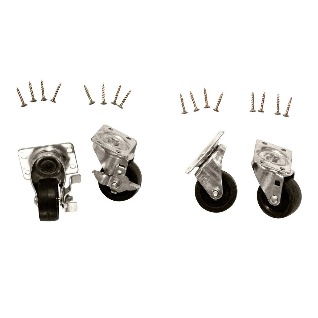 Rubber Casters - 4pk