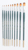 Orange Synthetic Oil & Acrylic Brushes