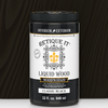 Retique It Liquid Wood Wood'n Stain in Classic Black, 32 oz bottle, showcasing the dark stain product for wood finishing.