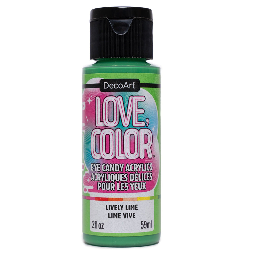 Love, Color Eye Candy Acrylics - DecoArt