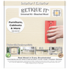 Retique It Universal Liquid Wood Kit in bleached wood finish, showing the front of the box with application tools and product details.