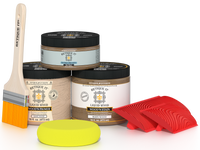 Retique It Wood'n Finish Kit in Barn Wood for multi-purpose wood finishing, shown in a 3D view.