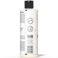 Back view of a 8 fl oz bottle of Retique It Liquid Wood Wood'n Primer in Bleached Wood finish, showing the product label and packaging.