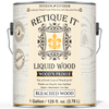 Liquid Wood Wood'n Primer by Retique It in bleached wood finish, 128 fl oz, showing the primer's container with label and color.