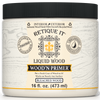 Retique It Liquid Wood Wood'n Primer in Bleached Wood finish, 16 fl oz, showing the primer applied on wood surface.
