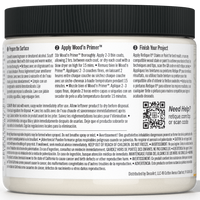 Retique It Liquid Wood Wood'n Primer in Bleached Wood, 16 Fl oz, showing the primer applied to a wood surface.