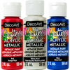 Crafter's Acrylic Metallics - DecoArt
