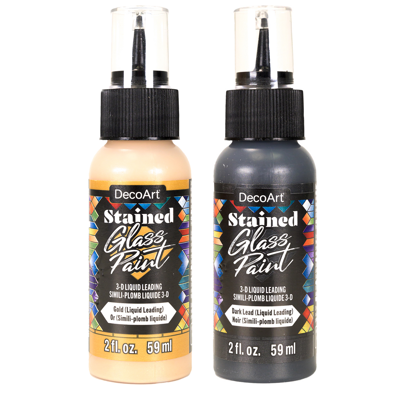 Stained Glass Paint 3-D Liquid Leading - DecoArt