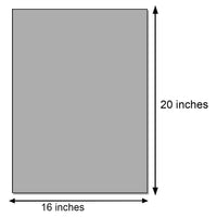 16" X 20" Grey Transfer Paper - DecoArt