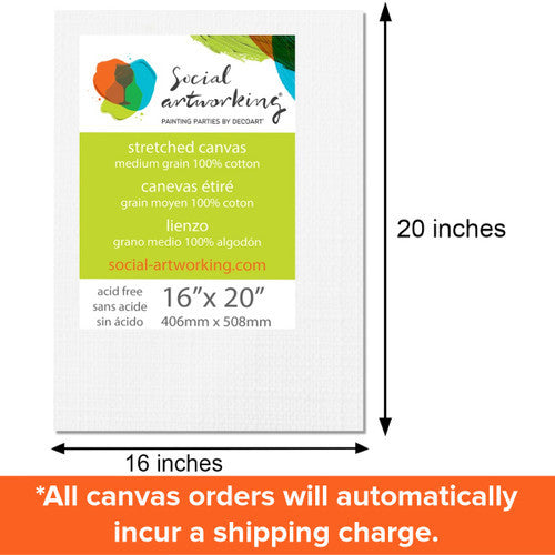 16" x 20" Stretched Canvas - DecoArt