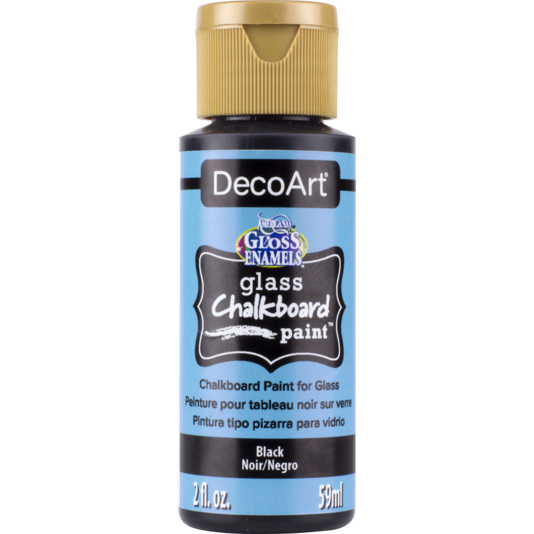 Gloss Enamels Glass Chalkboard Paint - DecoArt