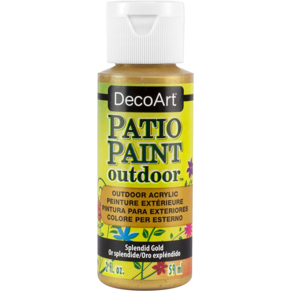 DecoArt Patio Paint Outdoor Acrylics Metallics - DecoArt