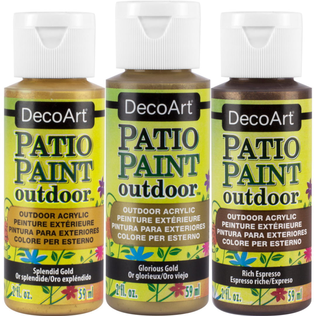 DecoArt Patio Paint Outdoor Acrylics Metallics - DecoArt