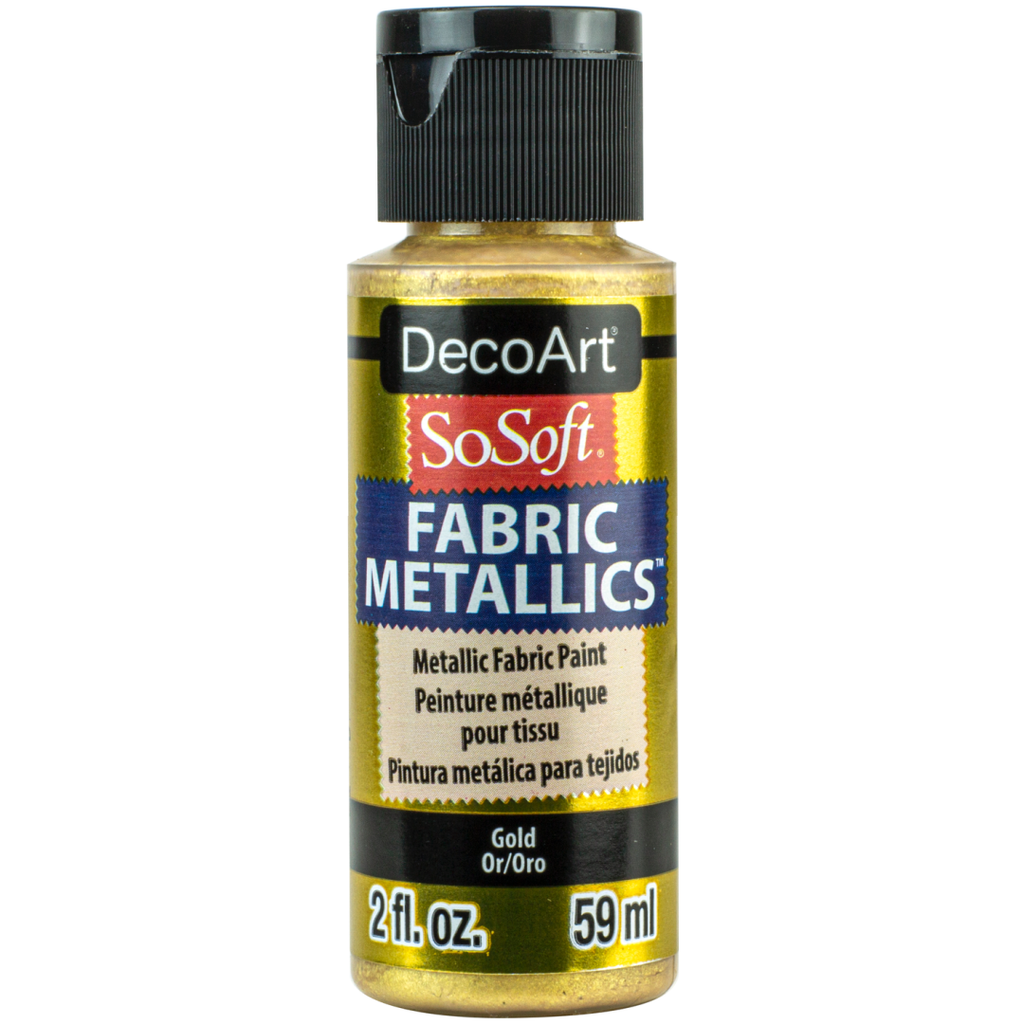 SoSoft Metallic Fabric Paint - DecoArt