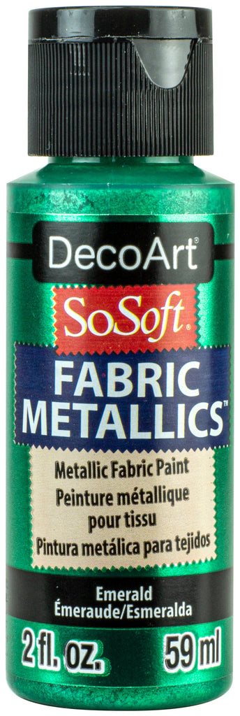 SoSoft Metallic Fabric Paint - DecoArt
