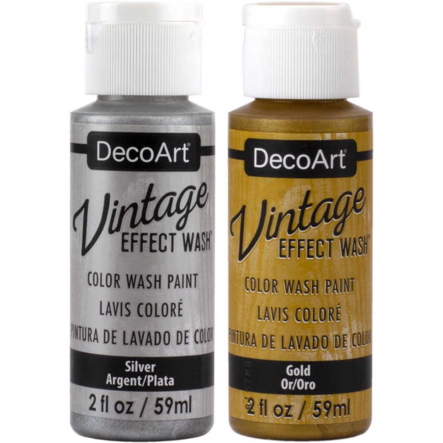 DecoArt Vintage Effect Wash Metallics - DecoArt
