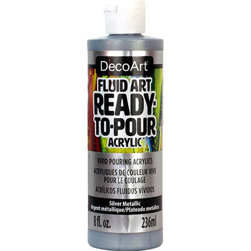 Fluid Art Ready To Pour Acrylics Metallics - DecoArt