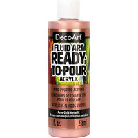 Fluid Art Ready To Pour Acrylics Metallics - DecoArt