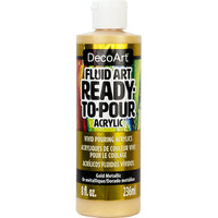 Fluid Art Ready To Pour Acrylics Metallics - DecoArt