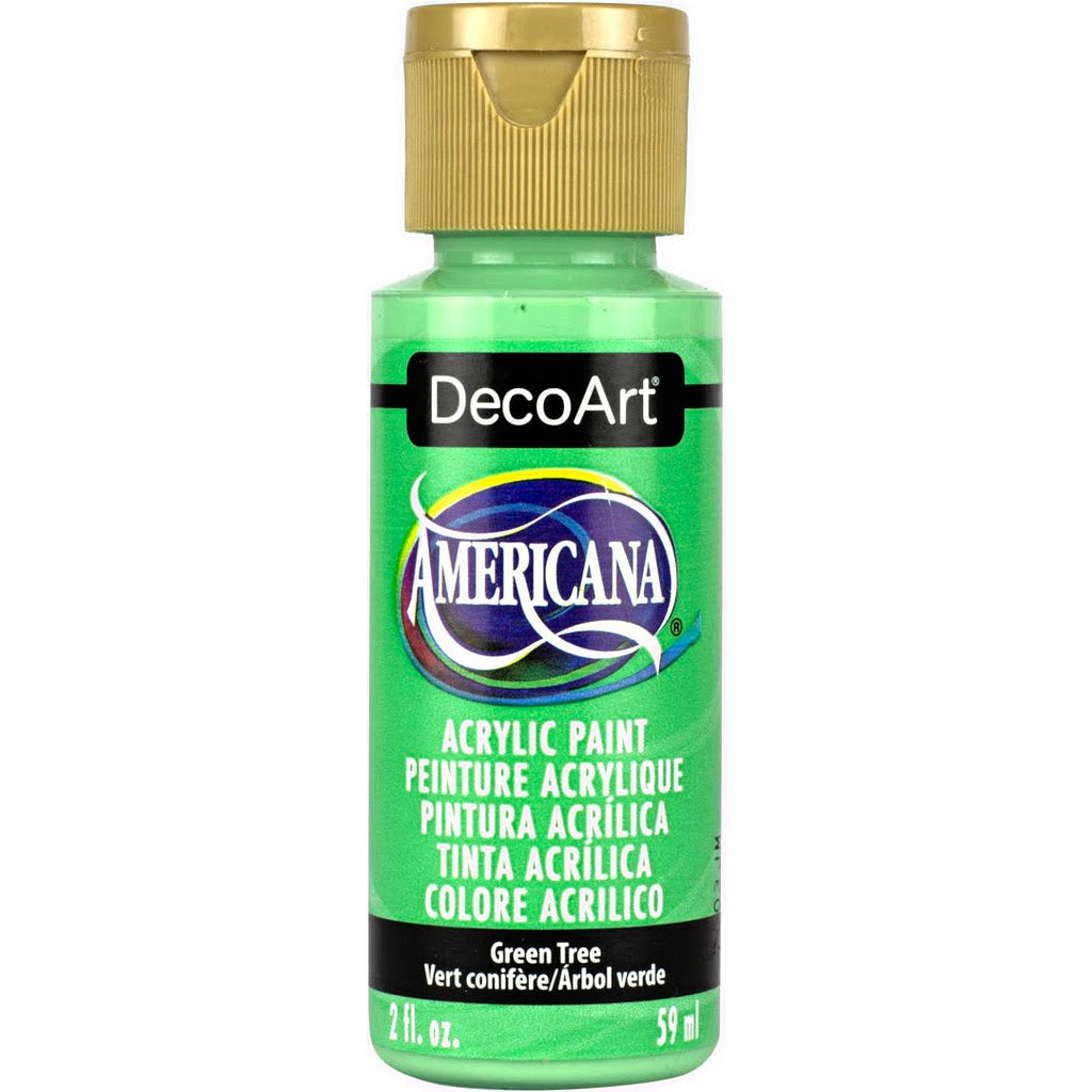 Americana Acrylics Greens - DecoArt