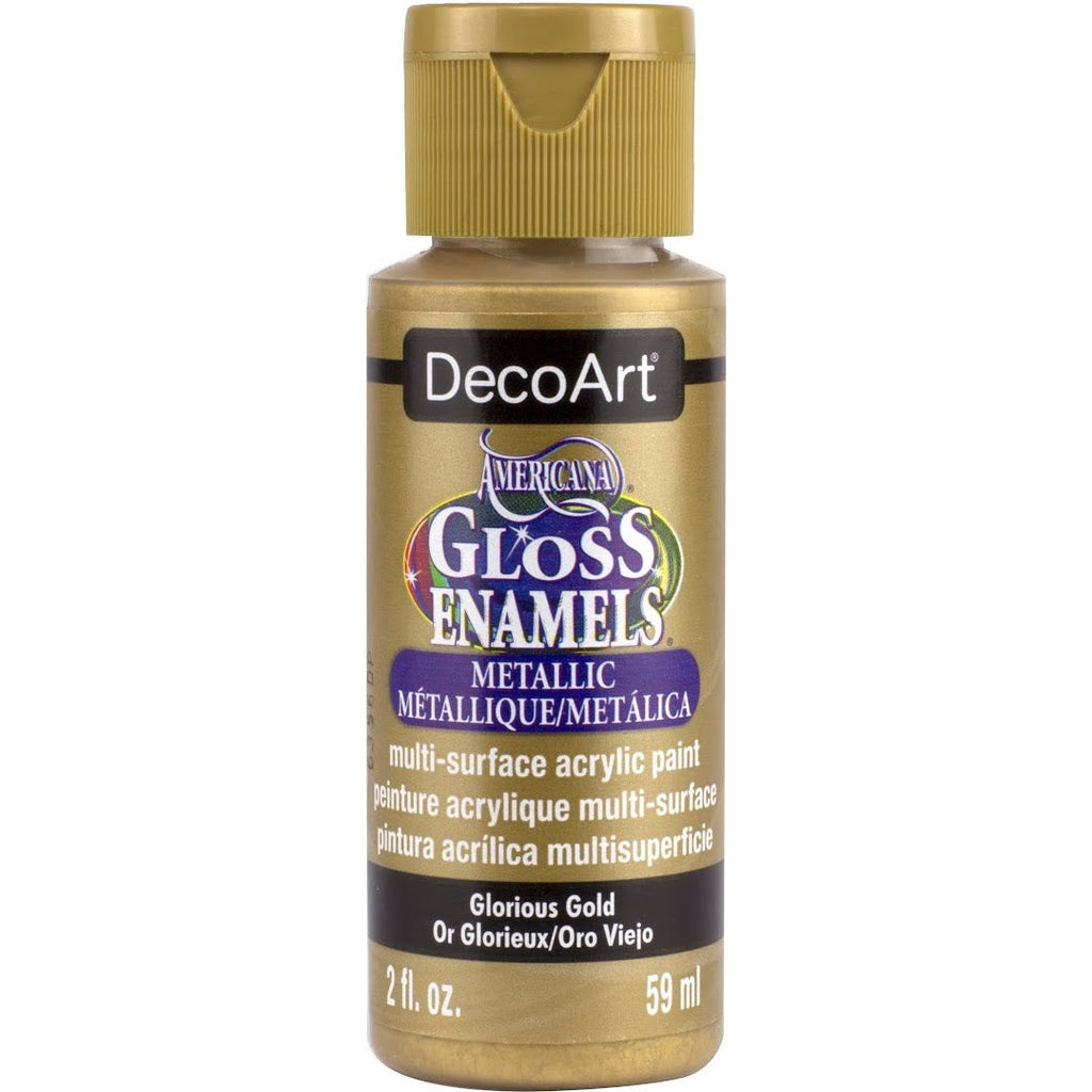 Americana Gloss Enamels Metallics - DecoArt