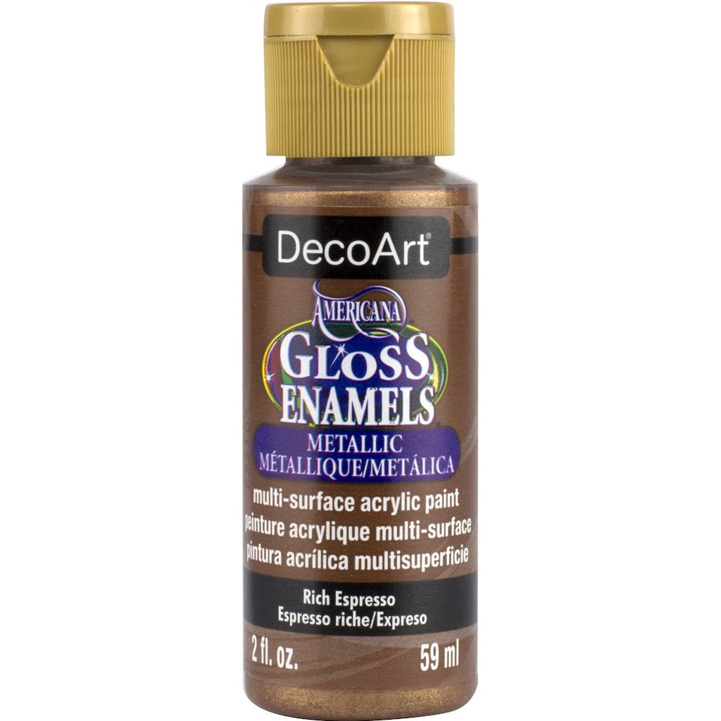 Americana Gloss Enamels Metallics - DecoArt