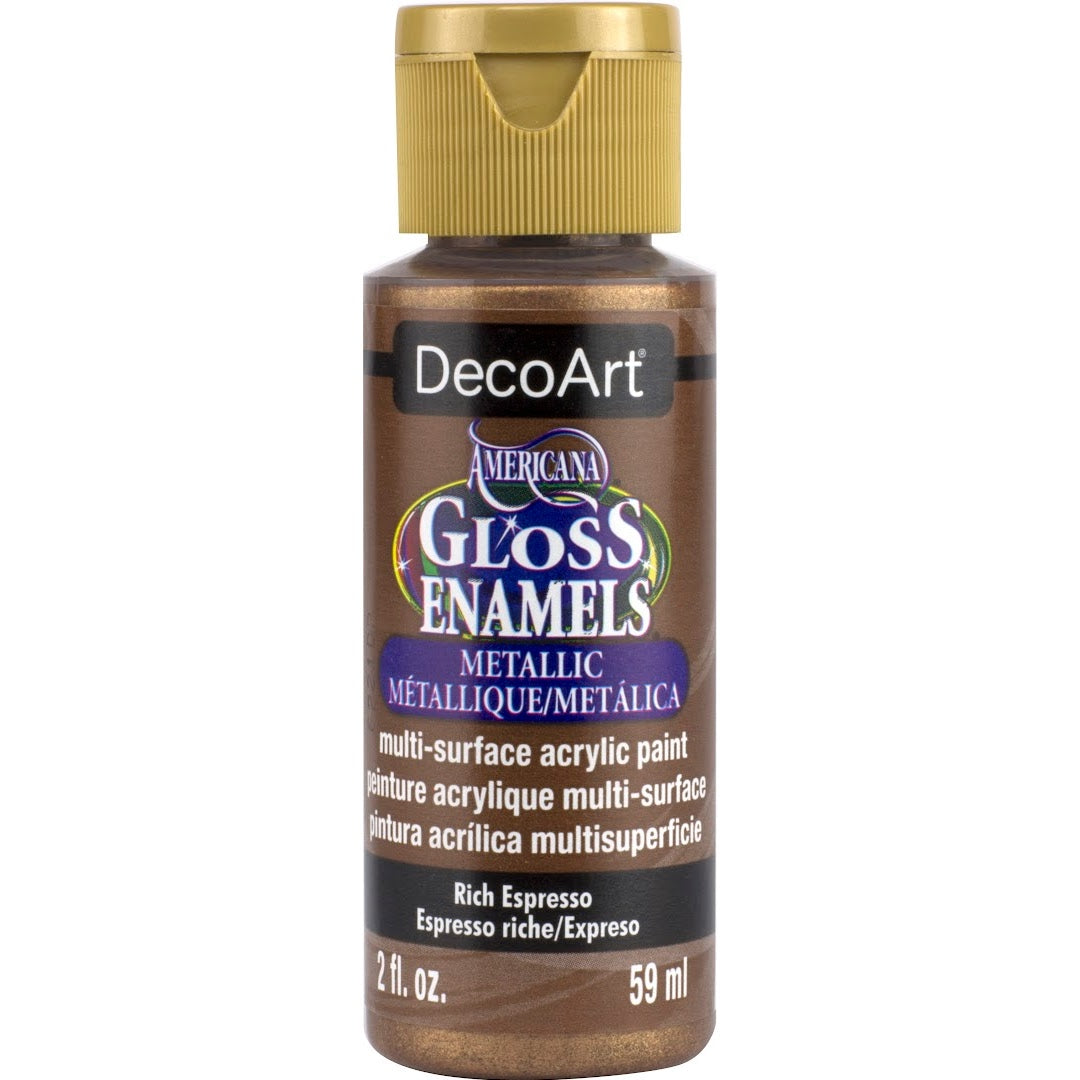 Americana Gloss Enamels Metallics - DecoArt