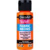 SoSoft Neon Acrylic Fabric Paint - DecoArt