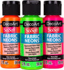 SoSoft Neon Acrylic Fabric Paint - DecoArt