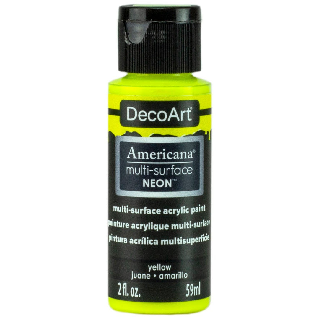 Americana Multi-Surface Acrylics Neons - DecoArt