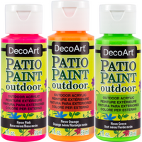 DecoArt Patio Paint Outdoor Acrylic Neon Paint - DecoArt