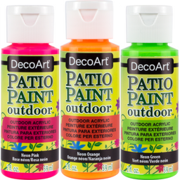 DecoArt Patio Paint Outdoor Acrylic Neon Paint - DecoArt