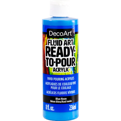 Fluid Art Ready To Pour Acrylics Neons - DecoArt