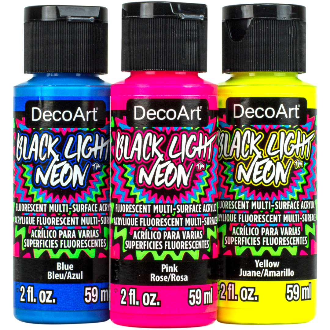 Black Light Neon Paint - DecoArt