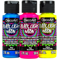 Black Light Neon Paint - DecoArt