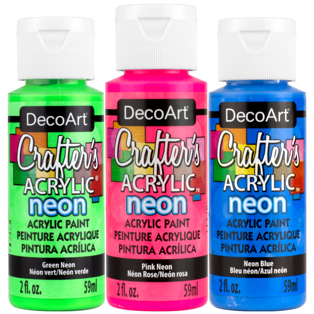 Crafter's Acrylic Neons - DecoArt